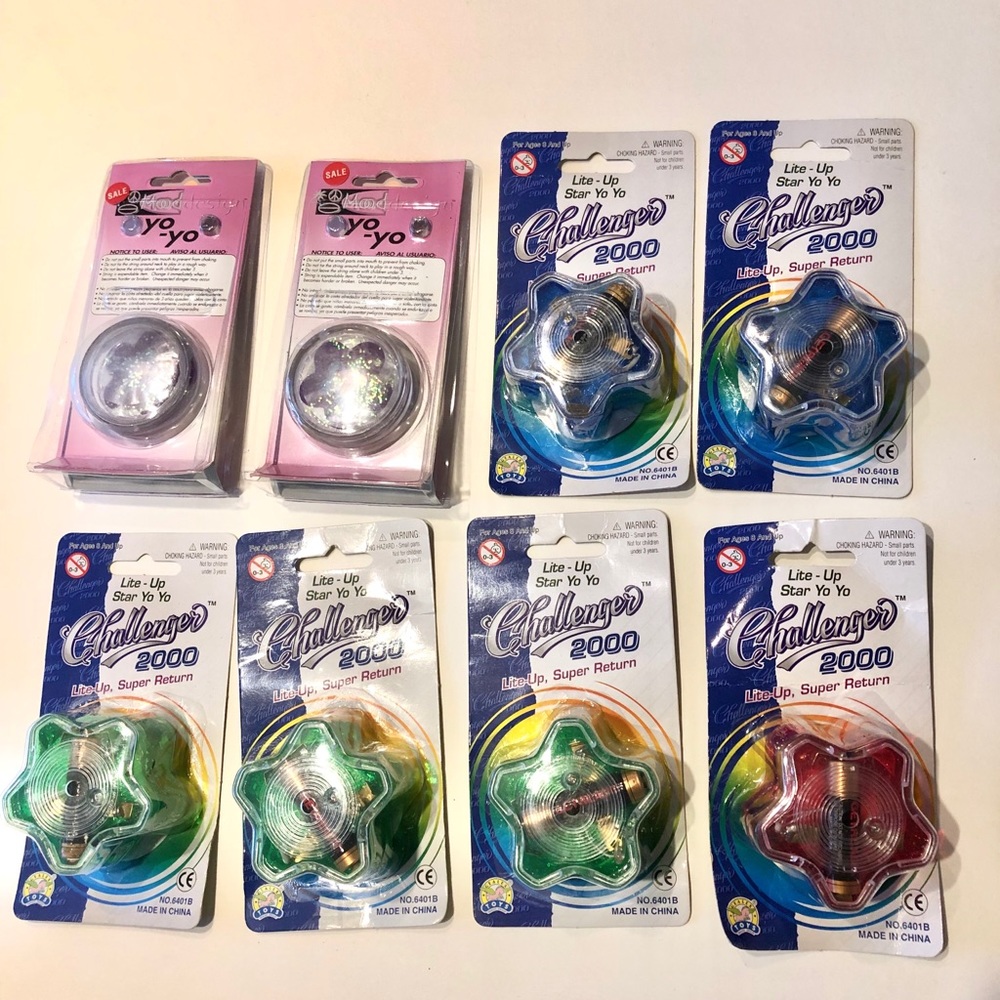 Lot of 8 yo-yos